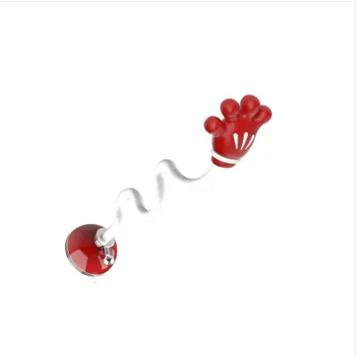 Nosilec sprednjih vrat pralnega stroja – plastika in nerjaveče jeklo White+Red