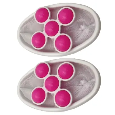 Plavajoči filter za vlakna in lovilec las za pralni stroj, 2 kosa Pink