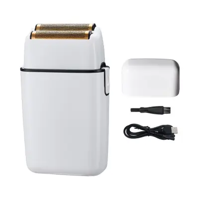 Prenosni USB brivnik za potovanja, mini, IPX vodoodporen, 50min White