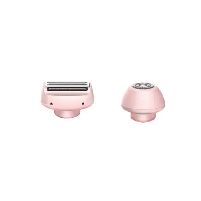 2-v-1 zamenljiva brivna glava za trimer s keramično dvojno folijo Pink