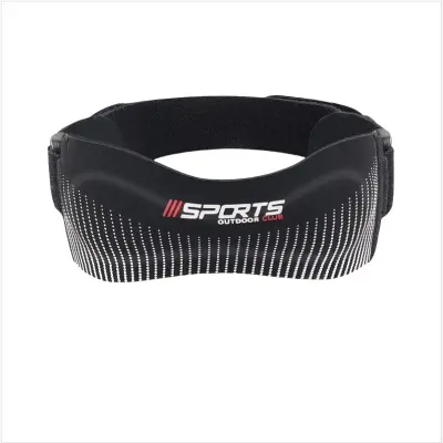 Nastavljiva opora za koleno za tek in fitnes Black