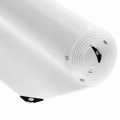 vidaXL Pokrov za rastline z očesci 1x8 m PVC