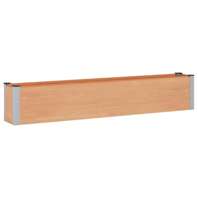 vidaXL Vrtna visoka greda Rjava 200 x 30 x 36 cm