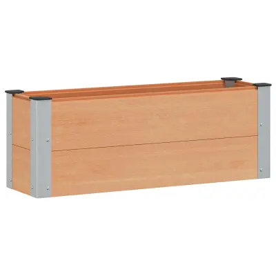 vidaXL Vrtna visoka greda Rjava 100 x 30 x 36 cm