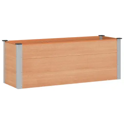 vidaXL Vrtna visoka greda Rjava 150 x 50 x 54 cm