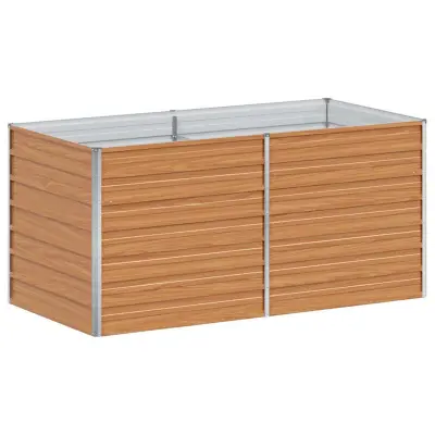 vidaXL Vrtna visoka greda Svetlo rjava 160 x 80 x 77 cm