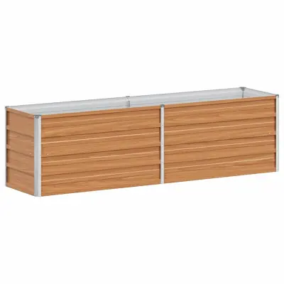 vidaXL Vrtna visoka greda Svetlo rjava 160 x 40 x 45 cm