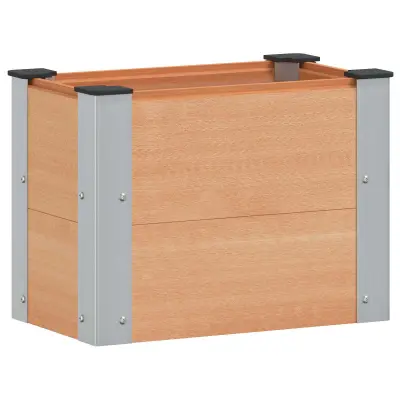 vidaXL Vrtna visoka greda Rjava 50 x 30 x 36 cm