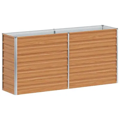 vidaXL Vrtna visoka greda Svetlo rjava 160 x 40 x 77 cm