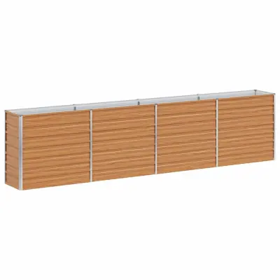 vidaXL Vrtna visoka greda Svetlo rjava 320 x 40 x 77 cm