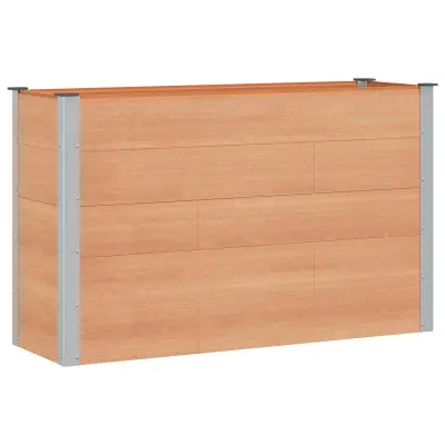 vidaXL Vrtna visoka greda Rjava 150 x 50 x 91 cm