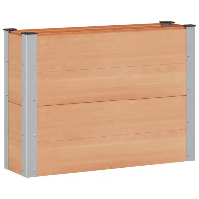 vidaXL Vrtna visoka greda Rjava 100 x 30 x 72 cm