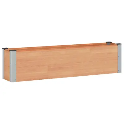vidaXL Vrtna visoka greda Rjava 150 x 30 x 36 cm