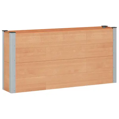 vidaXL Vrtna visoka greda Rjava 150 x 30 x 72 cm