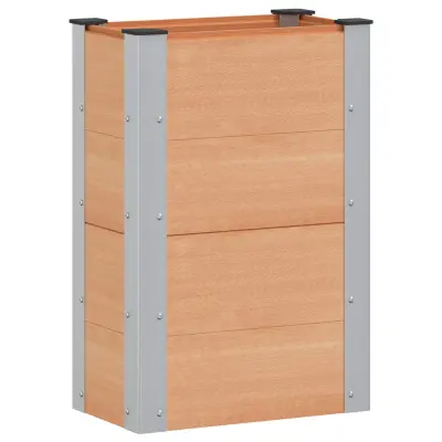 vidaXL Vrtna visoka greda Rjava 50 x 30 x 72 cm