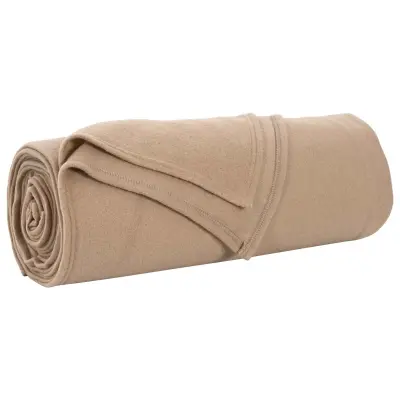 vidaXL Odeja Kamel 350 x 270 cm Flis