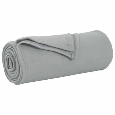 vidaXL Odeja Siva 240 x 220 cm Flis