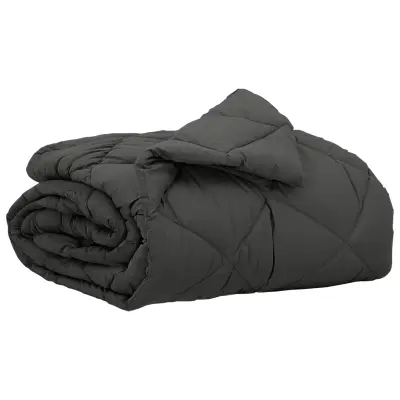 vidaXL Poletna odeja Antracit 200 x 135 cm Mikrovlakna