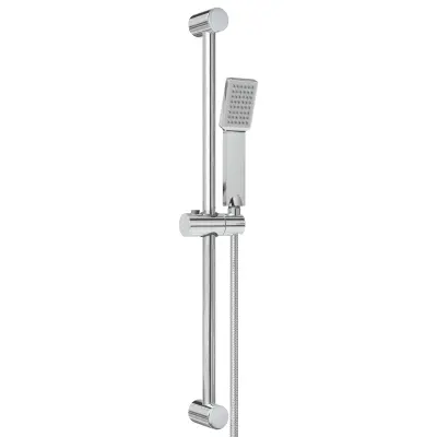 vidaXL Komplet prhe Krom 70 cm Nerjaveče jeklo