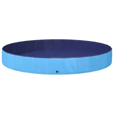 vidaXL Bazen za pse Modra Ø300 x 38 cm Gosta PVC