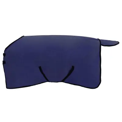 vidaXL Konjski plašč Temno modra 95 cm Poliester