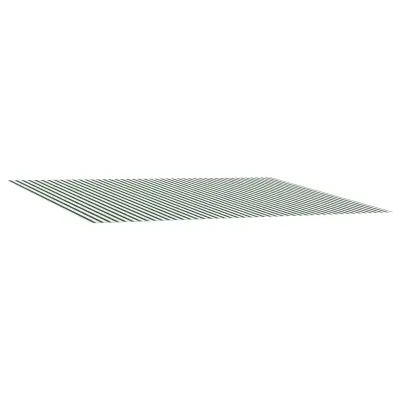 vidaXL Nadomestno platno za tendo Zelena in Bela 600 × 300 cm