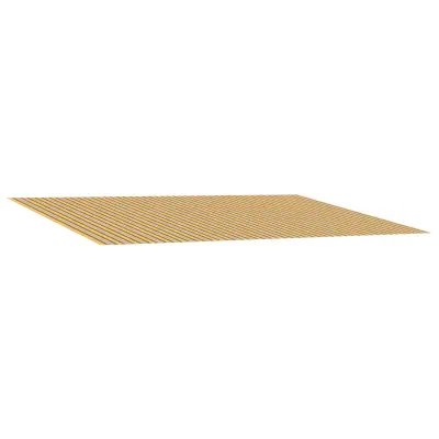 vidaXL Nadomestno platno za tendo Oranžna in Črna 350 x 200 cm