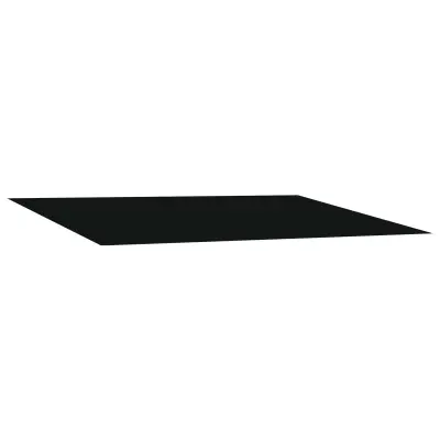 vidaXL Nadomestno platno za tendo Črna 350 x 250 cm Poliester