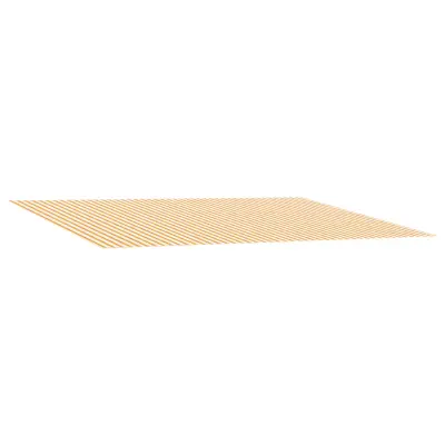 vidaXL Nadomestno platno za tendo Rumena in Bela 600 × 300 cm