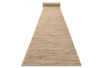 Preproga v videzu sisala SION 5302 Melange plosko tkanje bež 80 80x750 cm
