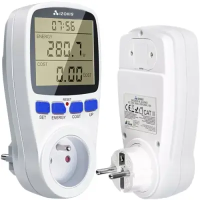 Digitalni merilnik porabe električne energije Vatmeter Izoxis, merilnik stroškov