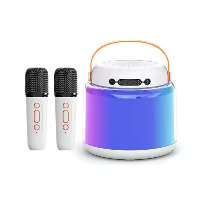 Karaoke naprava Y8 z dvema mikrofonoma in Bluetooth zvočnikom