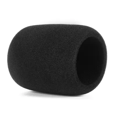 Pena pokrov za mikrofon, združljiv z JBL PartyBox Wireless Mic — črn protipop filter za zmanjšanje šuma