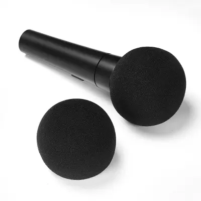 Črni penasti zaščitni pokrov za mikrofon, za Shure SM58/SM48