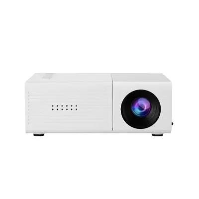 Prenosni mini projektor za dom z HDMI, USB in 3W zvočnikom White