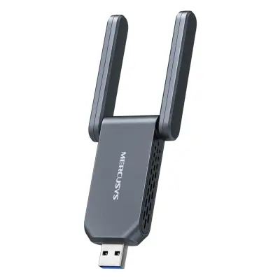Brezžični mrežni adapter MERCUSYS MA37BEH BE6500 Wi-Fi 7 USB Tri-Band z visoko ojačitvijo