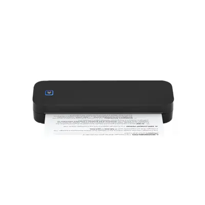 Prenosni A4 termični tiskalnik D80 — Bluetooth, brez črnila Black