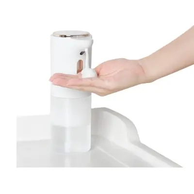 Pametni penasti dozirnik mila - brezdotik, zaslon temperature White