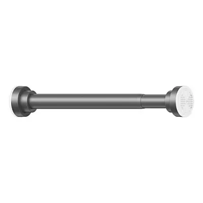 Nastavljiva obešalna palica brez vrtanja, 22mm črna, 0,55–0,85 m