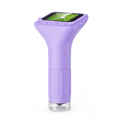 Ročni digitalni mikroskop 1080P 2.0″ IPS 50-1000X z 8 LED Purple