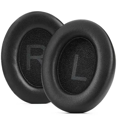 2x beljakovinske usnene blazinice za QCY H3 Pro, spominska pena Black