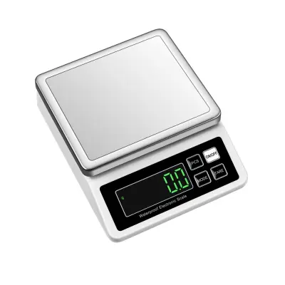 Polnilna elektronska tehtnica z natančnostjo 0,1 g in LED zaslonom   10 kg/0,1 g
