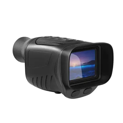Prenosni 2.5K UHD nočni monokular z 4x optičnim zoomom Black