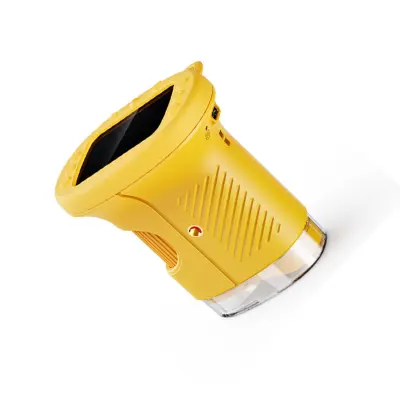 Ročni digitalni mikroskop 2.4 inch IPS, 1080P, 50-1000X Yellow
