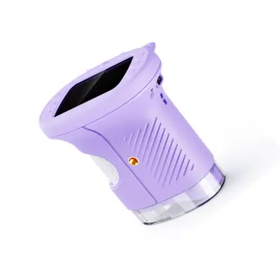 Ročni digitalni mikroskop 2.4 inch IPS, 1080P, 50-1000X Purple