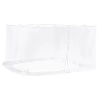 vidaXL Komar mreža za gazebo 220 mreža 220 mreža Bela 3,6 x 3,6 x 2 cm