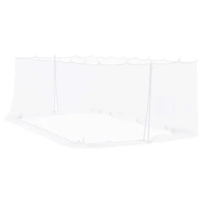 vidaXL Komar mreža za gazebo 220 mreža 220 mreža Bela 6 x 3 x 2 m