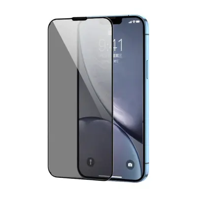 JOYROOM HQ-Z34 IPHONE 15 PRO IZ KALJENEGA STEKLA S ČRNIM OKVIRJEM