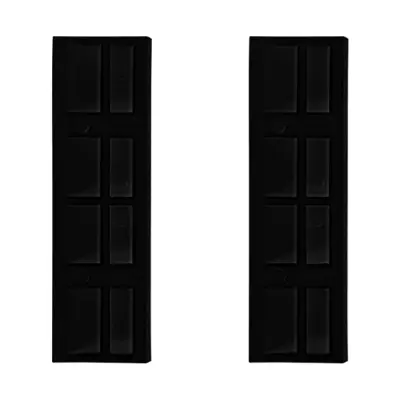 Rampice za pragove za robotske sesalnike, komplet 2 kosa, ABS Black