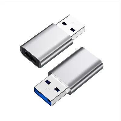 USB 3.0 Moški na Type-C Ženski Adapter za Digitalni Avdio (2 kosa) Grey